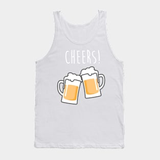 Cheers for peers with beer - Enjoy beer day with your friends Tank Top